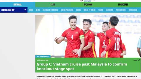 AFC ca ngợi U23 Việt Nam, báo Hàn ngả mũ trước thầy Gong