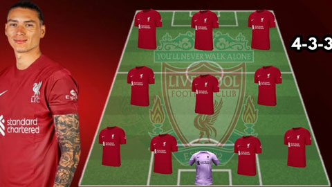 Liverpool sẽ đá với đội hình mạnh cỡ nào khi có Darwin Nunez