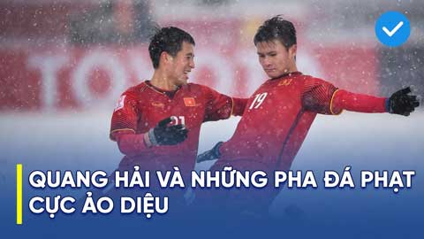 Quang Hải và những pha đá phạt cực ảo trong màu áo ĐT Việt Nam