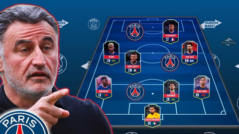 PSG sẽ đá với đội hình nào dưới thời tân HLV Christophe Galtier