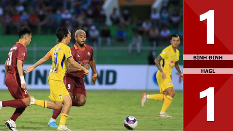 VIDEO bàn thắng Topenland Bình Định vs HAGL: 1-1 (Vòng 5 V.League 2022)