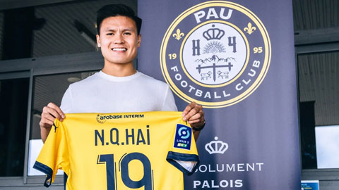 Nhờ Quang Hải, Pau FC nhảy vọt trên BXH các đội có lượng người Follow đông nhất Ligue-2