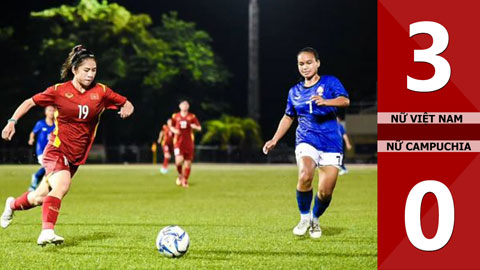 VIDEO bàn thắng Nữ Việt Nam vs Nữ Campuchia: 3-0 (Vòng bảng AFF Cup 2022)