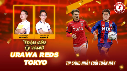 Trận cầu vàng: Tự tin đầu tư vào cửa nào ở trận Urawa Reds Diamond vs Tokyo