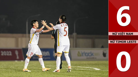 VIDEO bàn thắng nữ Việt Nam vs nữ Timor Leste: 6-0 (Vòng bảng AFF Cup 2022)