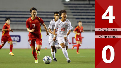 VIDEO bàn thắng nữ Việt Nam vs nữ Myanmar: 4-0 (Vòng bảng AFF Cup 2022)