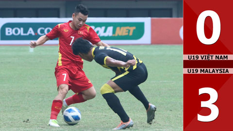 VIDEO bàn thắng U19 Việt Nam vs U19 Malaysia: 0-3 (Bán kết U19 Đông Nam Á 2022)