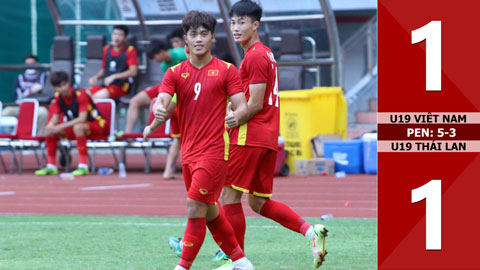 VIDEO bàn thắng U19 Việt Nam vs U19 Thái Lan: 1-1, pen: 5-3 (Tranh hạng 3 - U19 Đông Nam Á)