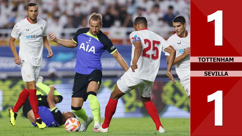 VIDEO bàn thắng Tottenham vs Sevilla: 1-1 (Giao hữu CLB 2022)