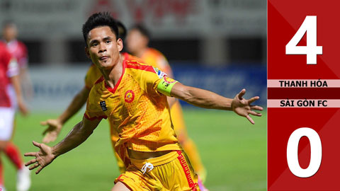 VIDEO bàn thắng Thanh Hóa vs Sài Gòn: 4-0 (Vòng 7 V.League 2022)