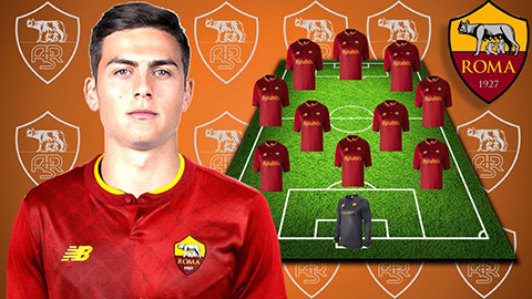 HLV Mourinho sẽ sử dụng đội hình nào khi AS Roma có Dybala