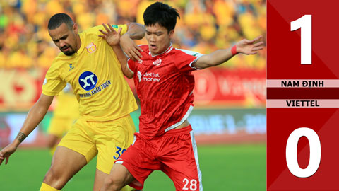 VIDEO bàn thắng Nam Định vs Viettel: 1-0 (Vòng 8 V.League 2022)
