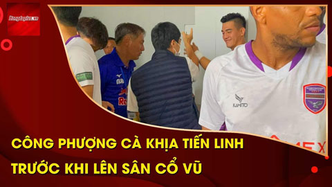 Công Phượng tới cổ vũ đồng đội, 'dằn mặt' Tiến Linh trước trận HAGL 2-1 B.Bình Dương