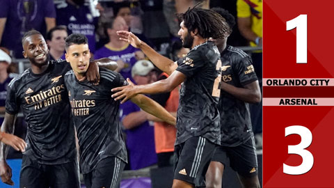 VIDEO bàn thắng Orlando City vs Arsenal: 1-3 (Giao hữu CLB 2022)