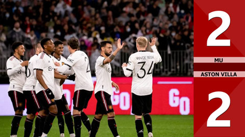 VIDEO bàn thắng MU vs Aston Villa: 2-2 (Giao hữu CLB 2022)