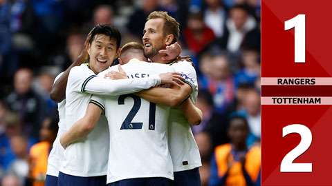 VIDEO bàn thắng Rangers vs Tottenham: 1-2 (Giao hữu CLB 2022)