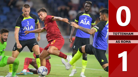 VIDEO bàn thắng Tottenham vs Roma: 0-1 (Giao hữu CLB 2022)