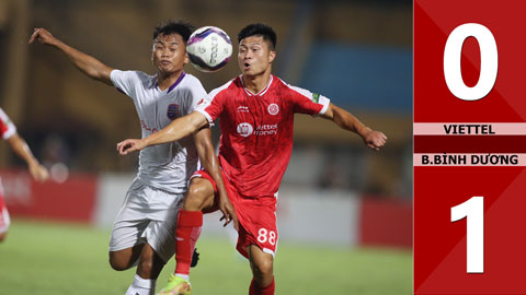 VIDEO bàn thắng Viettel vs B.Bình Dương: 0-1 (Vòng 11 V.League 2022)