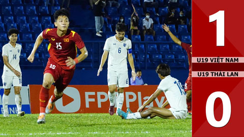 VIDEO bàn thắng U19 Việt Nam vs U19 Thái Lan: 1-0 (Bán kết U19 Quốc tế 2022)