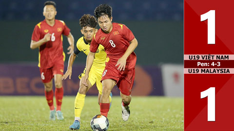 VIDEO bàn thắng U19 Việt Nam vs U19 Malaysia: 1-1, pen: 4-3 (Chung kết U19 Quốc tế 2022)
