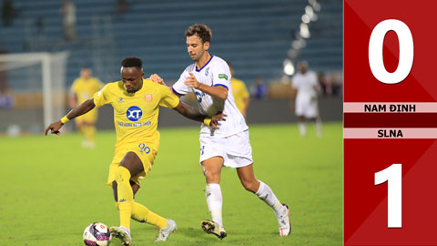 VIDEO bàn thắng Nam Định vs SLNA: 0-1 (Vòng 12 V.League 2022)