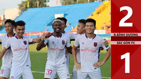 VIDEO bàn thắng B.Bình Dương vs Sài Gòn: 2-1 (Vòng 12 V.League 2022)