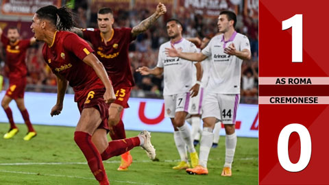 VIDEO bàn thắng AS Roma vs Cremonese: 1-0 (Vòng 2 Serie A 2022/23)