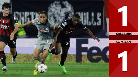 VIDEO bàn thắng Salzburg vs AC Milan: 1-1 (Vòng bảng Champions League 2022/23)