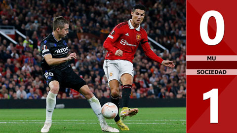 VIDEO bàn thắng MU vs Sociedad: 0-1 (Vòng bảng Europa League 2022/23)