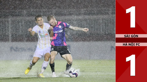 VIDEO bàn thắng Sài Gòn vs Hà Nội FC: 1-1 (Vòng 16 V.League 2022)