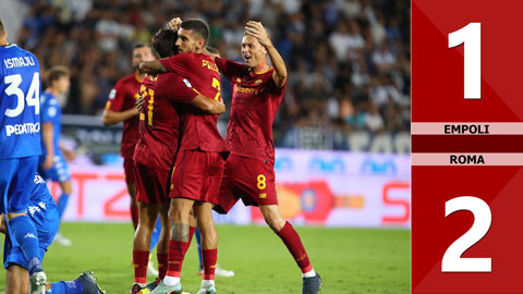 VIDEO bàn thắng Empoli vs Roma: 1-2 (Vòng 6 Serie A 2022/23)