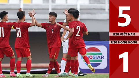 VIDEO bàn thắng U20 Việt Nam vs U20 Hong Kong: 5-1 (Vòng loại U20 châu Á 2023)