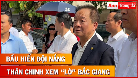 Bầu Hiển đội nắng, đích thân xem “lò đào tạo” Quang Hải, Văn Hậu mới cho Hà Nội FC