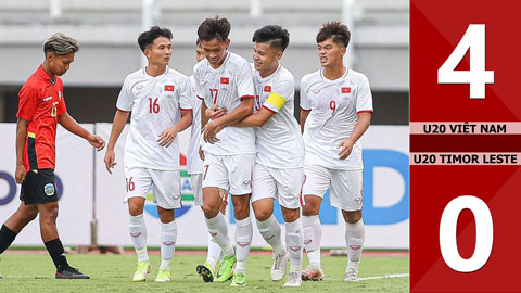 VIDEO bàn thắng U20 Việt Nam vs U20 Timor Leste: 4-0 (Vòng loại U20 châu Á 2023)