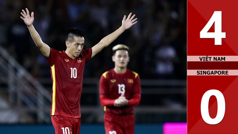 VIDEO bàn thắng Việt Nam vs Singapore: 4-0 (Giải giao hữu tam hùng Hưng Thịnh 2022)