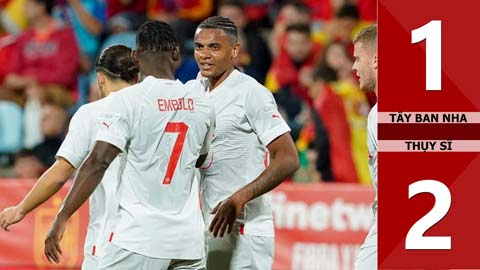 VIDEO bàn thắng Tây Ban Nha vs Thụy Sỹ: 1-2 (Vòng bảng Nations League 2022/23)