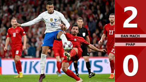 VIDEO bàn thắng Đan Mạch vs Pháp: 2-0 (Vòng bảng Nations League 2022/23)