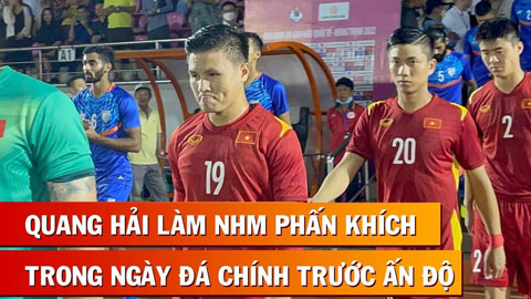 Quang Hải khiến CĐV phấn khích hò reo trong trận đá chính đầu tiên cho tuyển kể từ khi sang Pháp