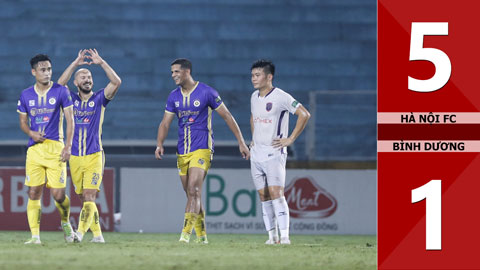 VIDEO bàn thắng Hà Nội vs Bình Dương: 5-1 (Vòng 17 V.League 2022)