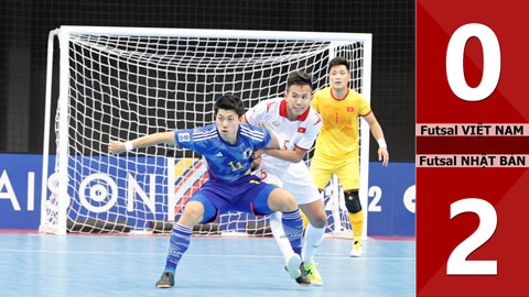 VIDEO bàn thắng futsal Việt Nam vs futsal Nhật Bản: 0-2 (VCK futsal châu Á 2022)