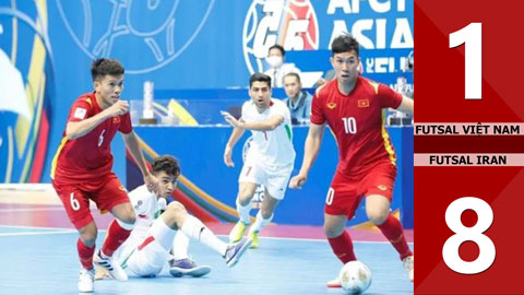 VIDEO bàn thắng Futsal Việt Nam vs Futsal Iran: 1-8 (Tứ kết Futsal châu Á 2022)