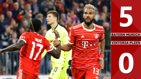 VIDEO bàn thắng Bayern Munich vs Viktoria Plzen: 5-0 (Vòng bảng Champions League 2022/23)