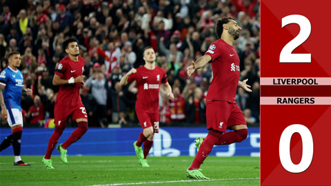 VIDEO bàn thắng Liverpool vs Rangers: 2-0 (Vòng bảng Champions League 2022/23)