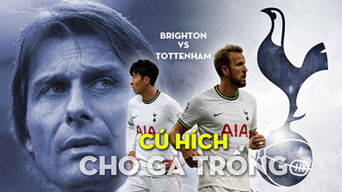 Brighton vs Tottenham: Kane - Son tạo cú hích cho Gà Trống