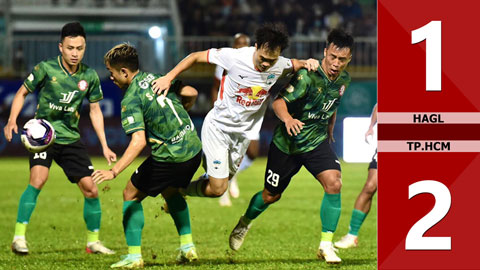 VIDEO bàn thắng HAGL vs TP.HCM: 1-2 (Vòng 18 V.League 2022)