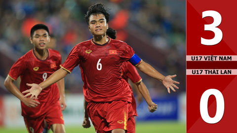 VIDEO bàn thắng U17 Việt Nam vs U17 Thái Lan: 3-0 (Vòng loại U17 châu Á 2023)