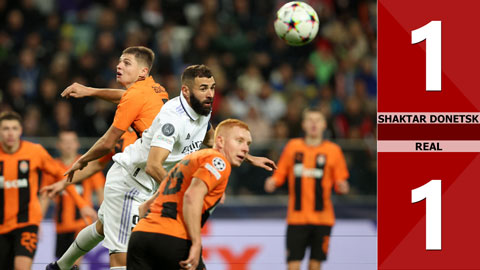 VIDEO bàn thắng Shaktar Donetsk vs Real: 1-1 (Vòng bảng Champions League 2022/23)