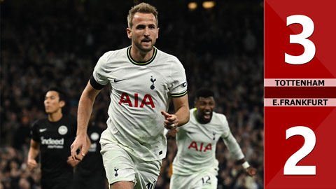 VIDEO bàn thắng Tottenham vs E.Frankfurt: 3-2 (Vòng bảng Champions League 2022/23)