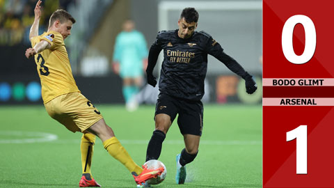 VIDEO bàn thắng Bodo Glimt vs Arsenal: 0-1 (Vòng bảng Europa League 2022/23)