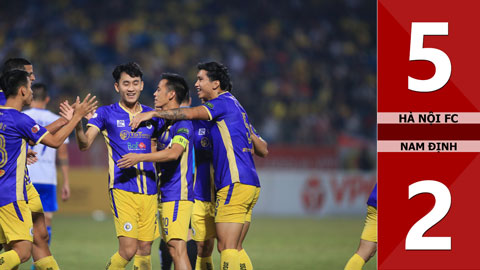 VIDEO bàn thắng Hà Nội FC vs Nam Định: 5-2 (Vòng 19 V.League 2022)